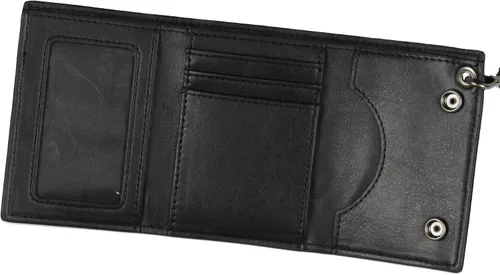 Vista 3 de Dragon Ball Z Anime Son Goku Tri-Fold Snap Cierre Cartera de cadena