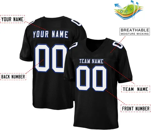 Vista 2 de Camiseta de fútbol personalizada con letras cosidas, uniforme de fútbol para adultos y jóvenes S-7XL