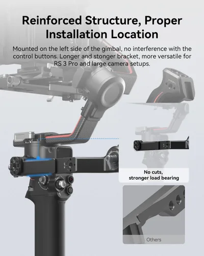 Vista 6 de SmallRig Empuñadura Sling Ajustable para Cardán, Mango Sling para DJI RS 4 Mini, RS 4, RS 4 Pro, RS 3 Mini, RS 3, RS 3 Pro, RS 2, RSC 2, Carga