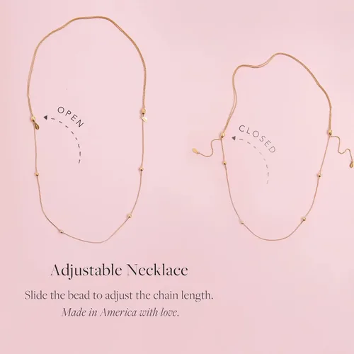 Vista 3 de Alex and Ani Collar ajustable con piedras natales para mujer