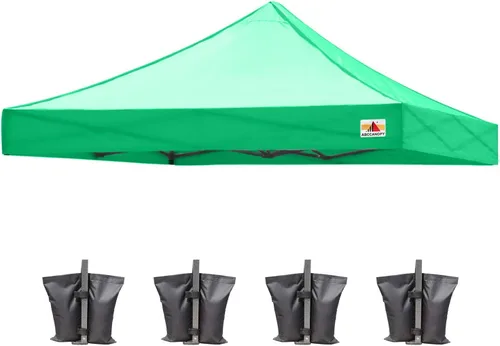 Vista 56 de ABCCANOPY Toldo de repuesto para tienda de campaña desplegable (8 x 8 pies, blanco)