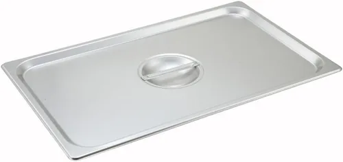 Vista 22 de Tiger Chef Bandeja de mesa de vapor antiatascos de acero inoxidable de calibre 22 de 6 pulgadas 1/2 con tapa