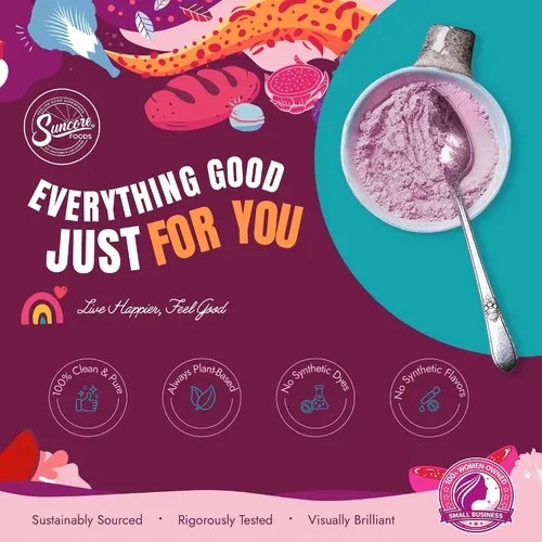 Vista 6 de Suncore Foods Pink Pitaya Dragon Fruit - Mezcla para panqueques y waffles, 20 onzas