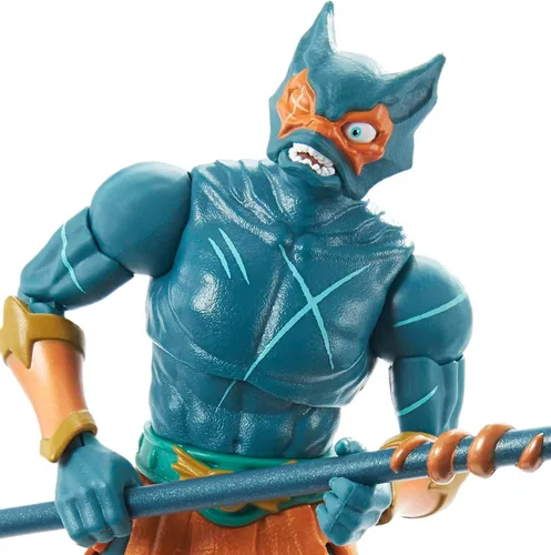 Vista 3 de Masters of the Universe Masterverse Collection, Mer-Man, figuras de batalla Motu de 7 pulgadas para contar historias y exhibición, regalo para niños