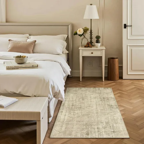 Vista 241 de jinchan Alfombra marroquí de pasillo 2x6 - Alfombra de pasillo lavable a máquina para cocina, alfombra moderna geométrica suave de pelo bajo