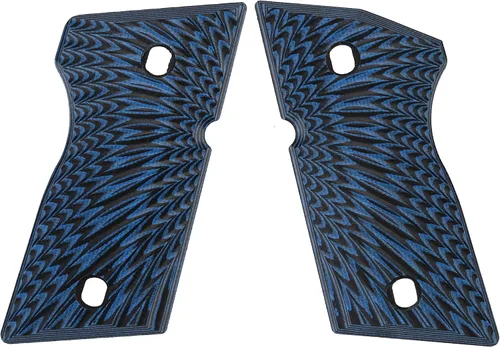 Vista 7 de Manijas G10 para CZ 2075 RAMI, Sunburst textura, moderno mano