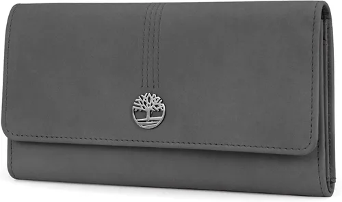 Vista 5 de Timberland - Cartera de piel con solapa RFID para mujer, Rojo, talla única