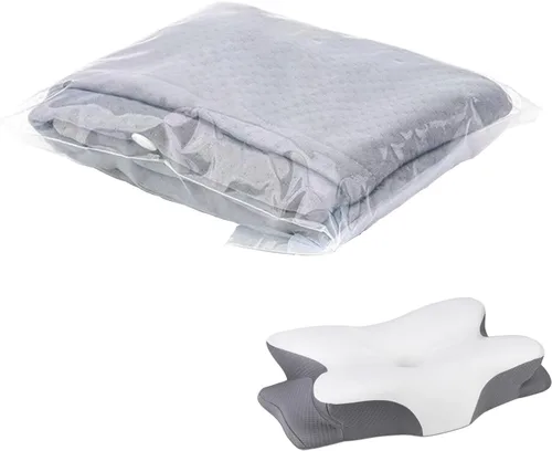 Vista 2 de Almohadas de espuma viscoelástica, almohada ergonómica para aliviar el dolor de cuello, almohada de cama para dormir, almohada cervical para cuello