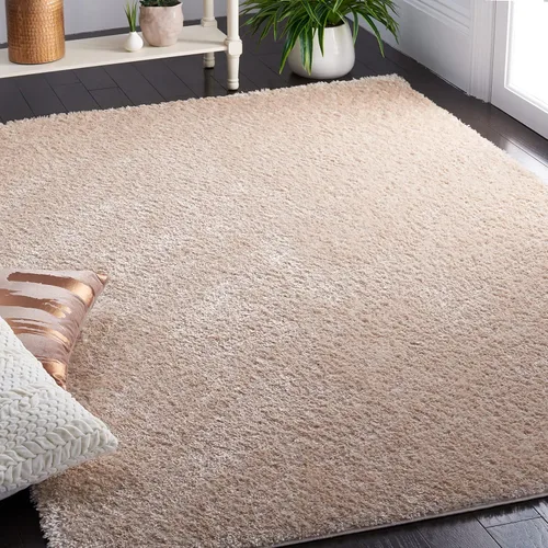 Vista 17 de SAFAVIEH Tahoe Shag Collection - Alfombra de área de 2 x 7 pies, color gris, diseño geométrico, felpa de 1.2 pulgadas de grosor, ideal para zonas