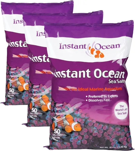 Vista 9 de Instant Ocean Sal marina 50 galones, para acuarios marinos, disolución rápida