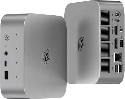 Vista 14 de Beelink Mini PC SER3, AMD Ryzen 3200U (hasta 3.5 GHz), 16 GB DDR4 500 GB PCle SSD, mini computadora compatible con pantalla 4K de doble