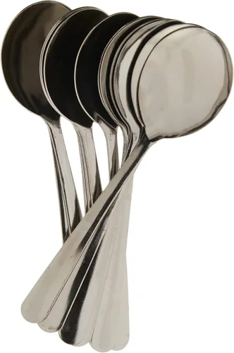 Vista 3 de Winco - Juego de cucharillas de café Windsor, acero inoxidable 18-0. 12 unidades. 0002-02, Plateado