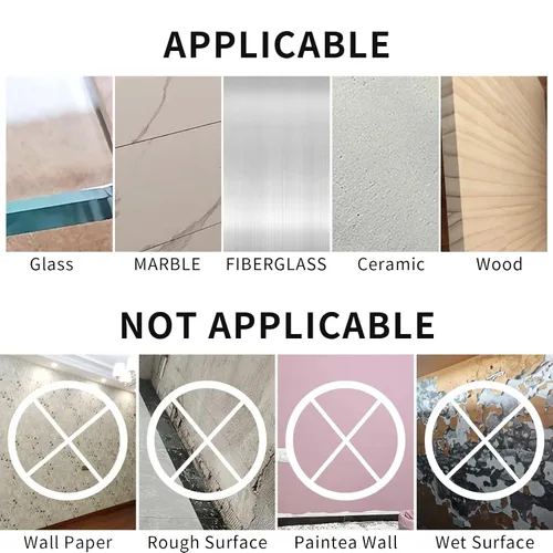 Vista 5 de Cinta de doble cara resistente, cinta de montaje transparente, tiras adhesivas fuertes, cinta transparente reutilizable para decoración del hogar