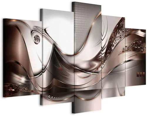 Vista 10 de Lienzo decorativo con impresión artística de diseño de orquídea de Artgeist Orquídea #01