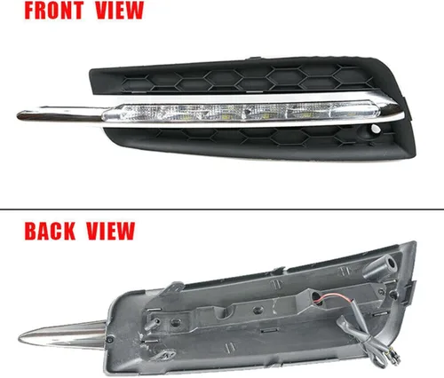 Vista 4 de Luces antiniebla para parachoques delantero, repuesto para luces de conducción+biseles para Chevy Cruze 2009-2013