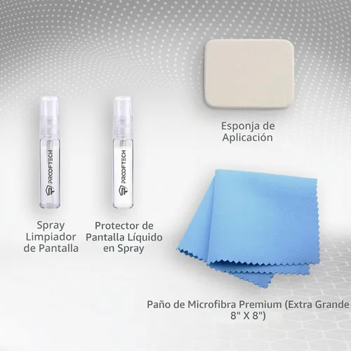 Vista 2 de ProofTech SPRAY ON - Protector de pantalla de vidrio líquido para hasta 10 dispositivos, resistente a arañazos y grietas, nanoprotección para todos