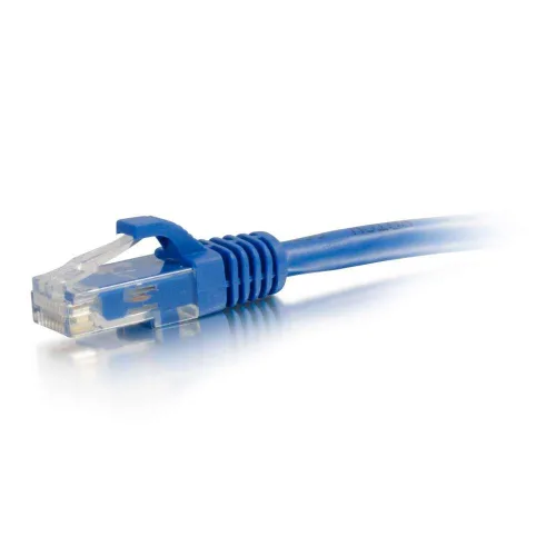 Vista 2 de C2G/Cables to Go 29002 Cables de Red Cat6 Sin Enganches Sin Blindaje (UTP), Paquete de 25, Azul (3 Pies, 0.91 Metros)