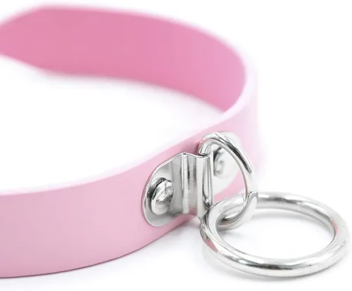 Vista 2 de Succuba Gargantilla hecha a mano con anillo en O para mujeres y hombres, Silicona, no conocido