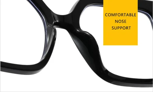 Vista 6 de Shiratori Gafas para Bloqueo de Luz Azul con Marco Rectangular y Estilo Elegante Preppy para Mujeres, Lentes para Computadora