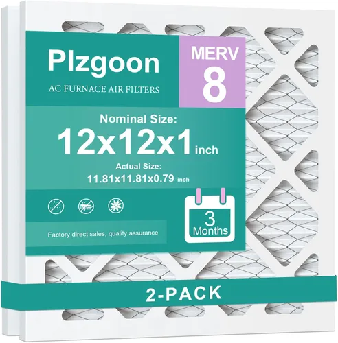 Vista 9 de Filtros de Aire 10x10x1 MERV 8 MPR 600 Paquete de 4 Filtros Plisados para Hogar HVAC AC Calefacción Filtros de Aire Acondicionado para Casa Oficina