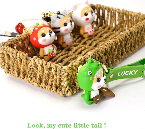 Vista 7 de YOU WIZV Lindo llavero Kawaii Anime Llaveros para niños Mochila Dijes Llavero Accesorio Regalo Amigo para Mujeres Niñas