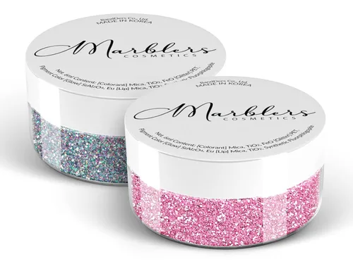 Vista 96 de MARBLERS Polvo de mica natural grueso [perla azul acero] 0.11 onzas (0.11 oz) altamente pigmentado no tóxico, vegano, libre de crueldad animal