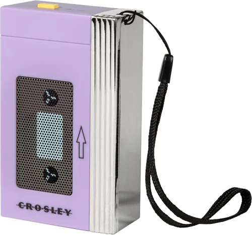 Vista 8 de Crosley CR3047A-LN Mini Altavoz Bluetooth portátil retro de los años 80, inalámbrico con micrófono, vintage, lavanda