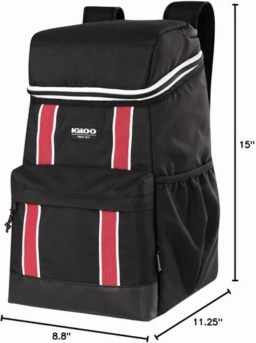 Vista 8 de [Usado] Igloo Backpack Coolers Insulated Soft Sided Cooler Bag