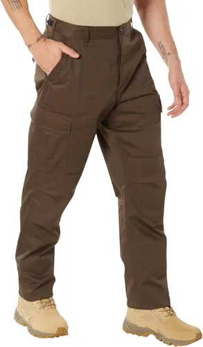 Vista 56 de Rothco: pantalones tácticos BDU – Pantalones cargo resistentes para senderismo al aire libre, EDC, uniforme de trabajo Uniforme de combate