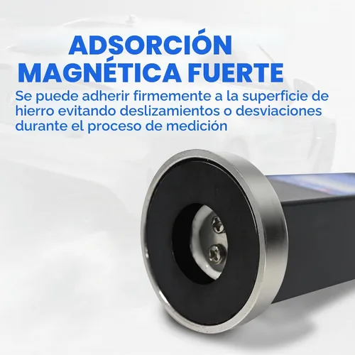 Vista 4 de Herramienta Universal de Alineación de Ruedas, Medidor Digital Magnético de Caster Camber, Herramienta de Alineación de Camber LCD para Automóvil