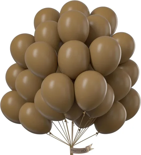 Vista 39 de PartyWoo - Globos de color albaricoque retro, 120 unidades de 5 pulgadas, de látex, para arco de globos, decoración de fiesta y de cumpleaños