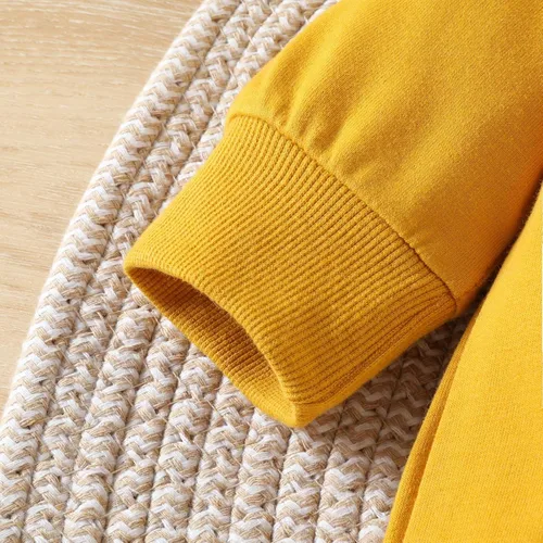 Vista 4 de Sudadera de manga larga con estampado de dibujos animados para niños y niñas