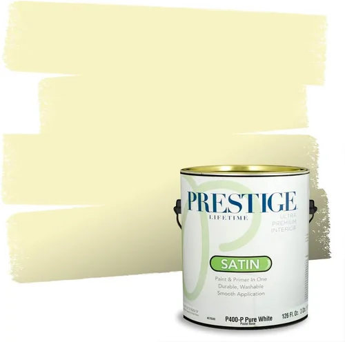 Vista 133 de PRESTIGE Pinturas de pintura exterior e imprimación en uno, 1 galón, plano, combinación comparable de Benjamin Moore* Pila de heno