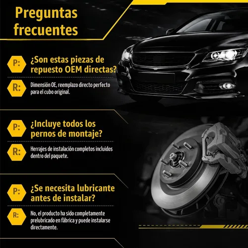 Vista 8 de TUCAREST 513310 (con 29 ranuras) Cojinete de rueda delantera y conjunto de cubo compatible con 2007-2012 Ni-ssan Altima 2.5L 4 ruedas ABS /2003-2007