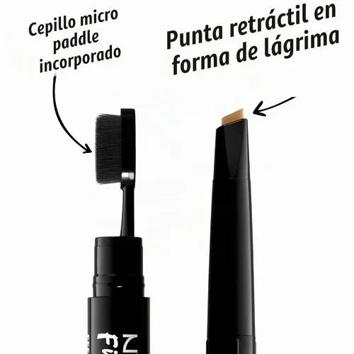 Vista 3 de NYX PROFESSIONAL MAKEUP Fill & Fluff lápiz para cejas