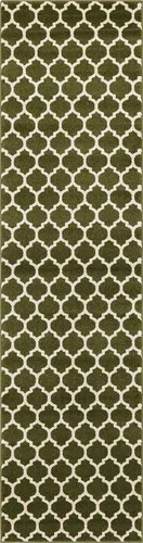 Vista 154 de Unique Loom Trellis Collection - Alfombra de área de Filadelfia, rectangular de 2 pies 2 pulgadas x 3 pies, color morado y marfil