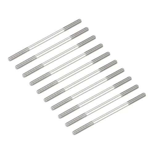 Vista 25 de METALLIXITY Tornillos de doble extremo (rosca M3, 0.787 in de longitud), 20 unidades, acero inoxidable 304, pernos de varilla roscados dobles
