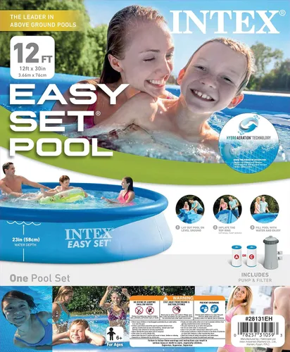 Vista 3 de Intex Easy Set de Alberca Redonda Set 12 pies x 30 pulgadas.