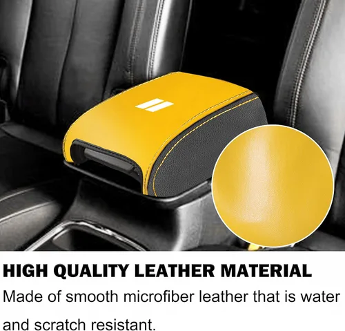 Vista 16 de YOSRTER Accesorios para Dodge Durango 2011-2018 2019 2020 Funda para reposabrazos de consola central, caja interior, decoración de reposabrazos