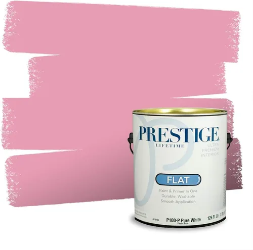 Vista 360 de Prestige Paints Pintura exterior e imprimación en uno, 1 galón, plano, coincidencia comparable de Valspar* Amber Rose*