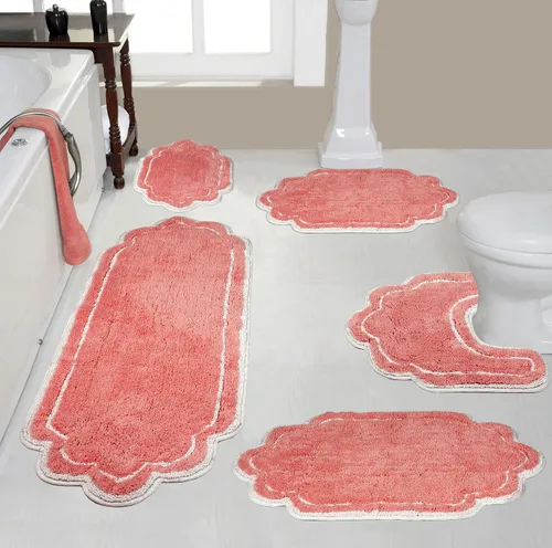Vista 47 de Home Weavers - Tapete de baño 100% algodón copetudo, supersuave y absorbente, lavable a máquina y apto para secadora lino