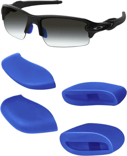 Vista 19 de Mryok Almohadillas de nariz de repuesto para Oakley Flak Draft/Flak 2.0/Flak 2.0 XL/Flak Jacket XLJ Sunglass - Opt Negro y Negro