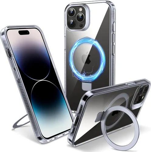Vista 25 de Funda magnética para iPhone Air – [Soporte invisible integrado] [Compatible con MagSafe] [Protección contra caídas de grado militar] Cubierta