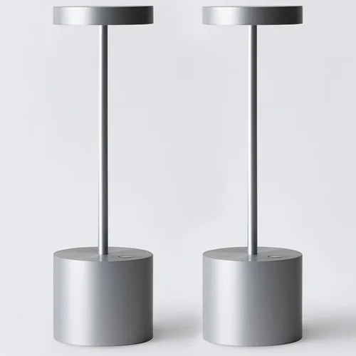 Vista 10 de Paquete de 2 Lámparas de Mesa Recargables Inalámbricas, 3 Temperaturas de Color y Regulable, IP54 Impermeable Operada por Batería, Luz LED Portátil