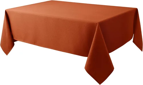 Vista 80 de Biscaynebay Auqa - Mantel cuadrado de 54 x 54 pulgadas, mantel de tela con tarjeta azul Auqa, pequeño, plegable, resistente al agua, para cocina