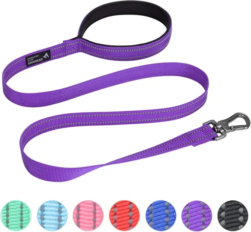 Vista 17 de EXCELLENT ELITE SPANKER Correa de entrenamiento de perro de nailon resistente y duradera, cuerda de tracción de 4 pies de largo de 1 pulgada de Negro