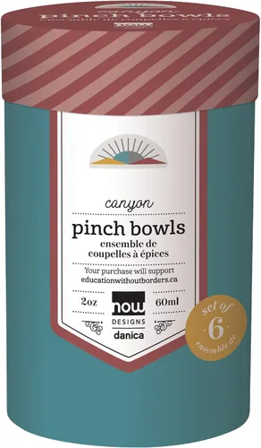 Vista 7 de Now Designs Canyon - Juego de tazones de cerámica, plato para salsa de soja, juego de 6, 2 oz