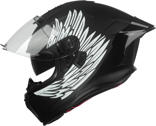Vista 3 de Cascos de motocicleta, casco de moto de calle de cara completa, aprobado por DOT model-LW600