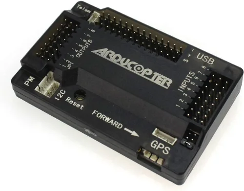Vista 6 de APM 2.8 tablero controlador de vuelo + Mini M8N GPS con brújula + cable de conexión para APM 2.6/2.8 PIX FPV DIY RC Drone (con aguja recta brújula)