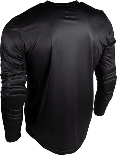 Vista 2 de Rinat Iron-Bat - Camiseta de portero de fútbol juvenil mediana (10-12 años), número oficial, color negrogris, NegroGris